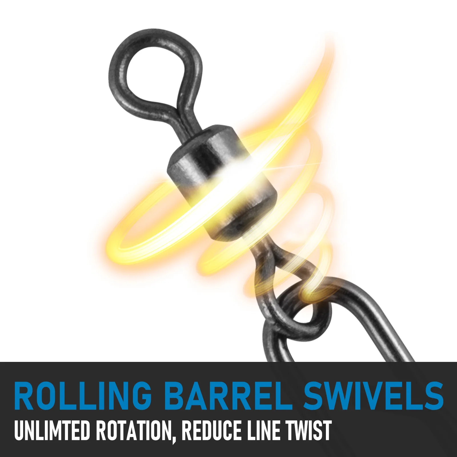 Dr.Fish Clips de potencia snap giratorio cambio rápido para señuelos - imagen 3