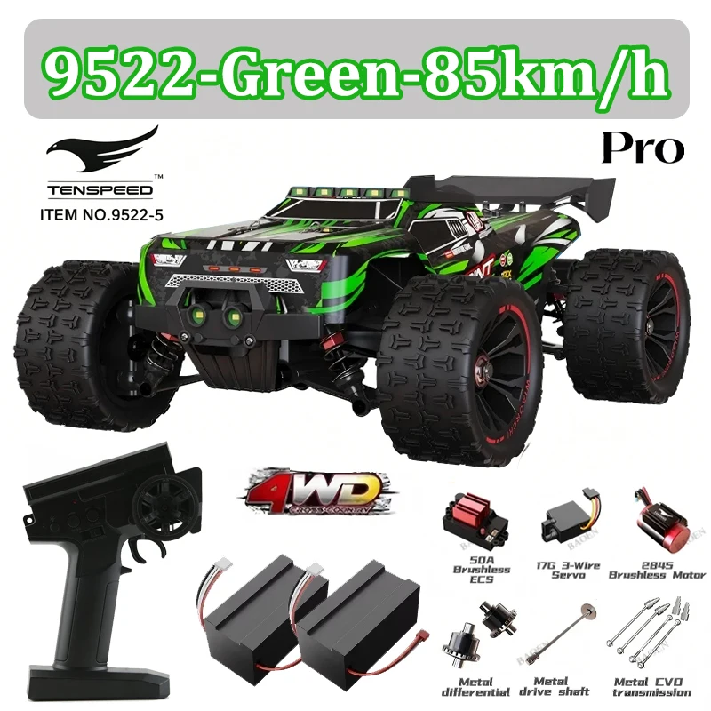 

SCY 9522 PRO 50KM/H 85KM/H High Speed RC Car Brushless 4WD Off-Road Drift Remote Control Car 1:16 Professional Racing Cars Gift