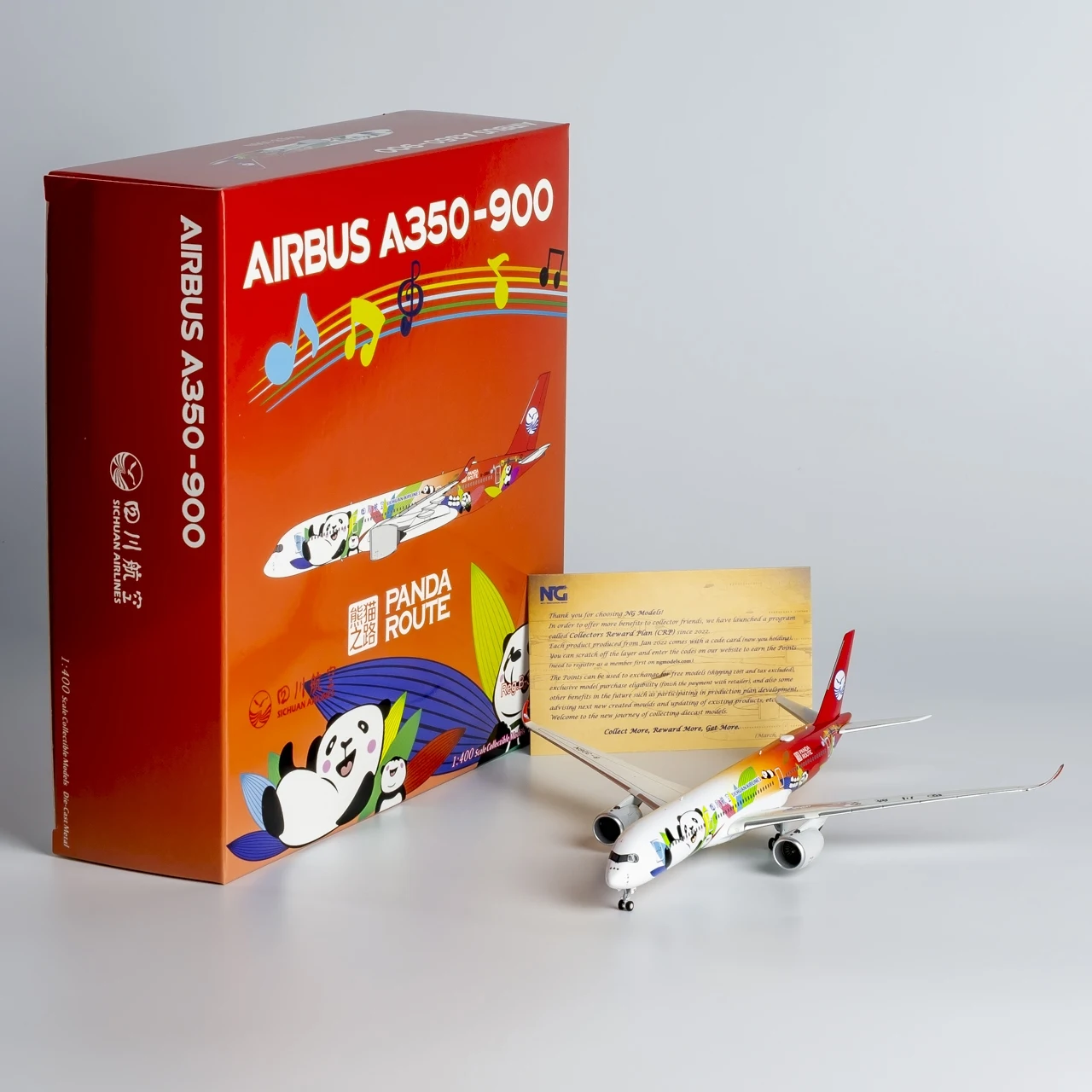 

Коллекционный самолет из сплава 39080, подарочная модель NG 1:400 Sichuan Airlines Airbus A350-900, литая под давлением модель самолета B-306N