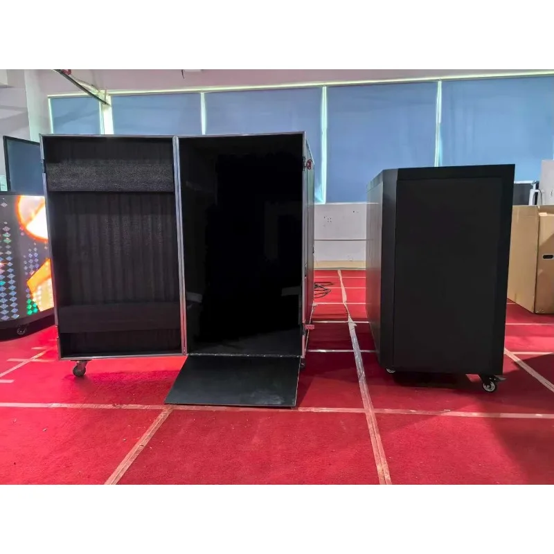 Plug and Play Flexible Modular 4K HDR10+ Indoor LED DJ Booth Portable Stage Table Screen for Disco KTV Live Events view 4
