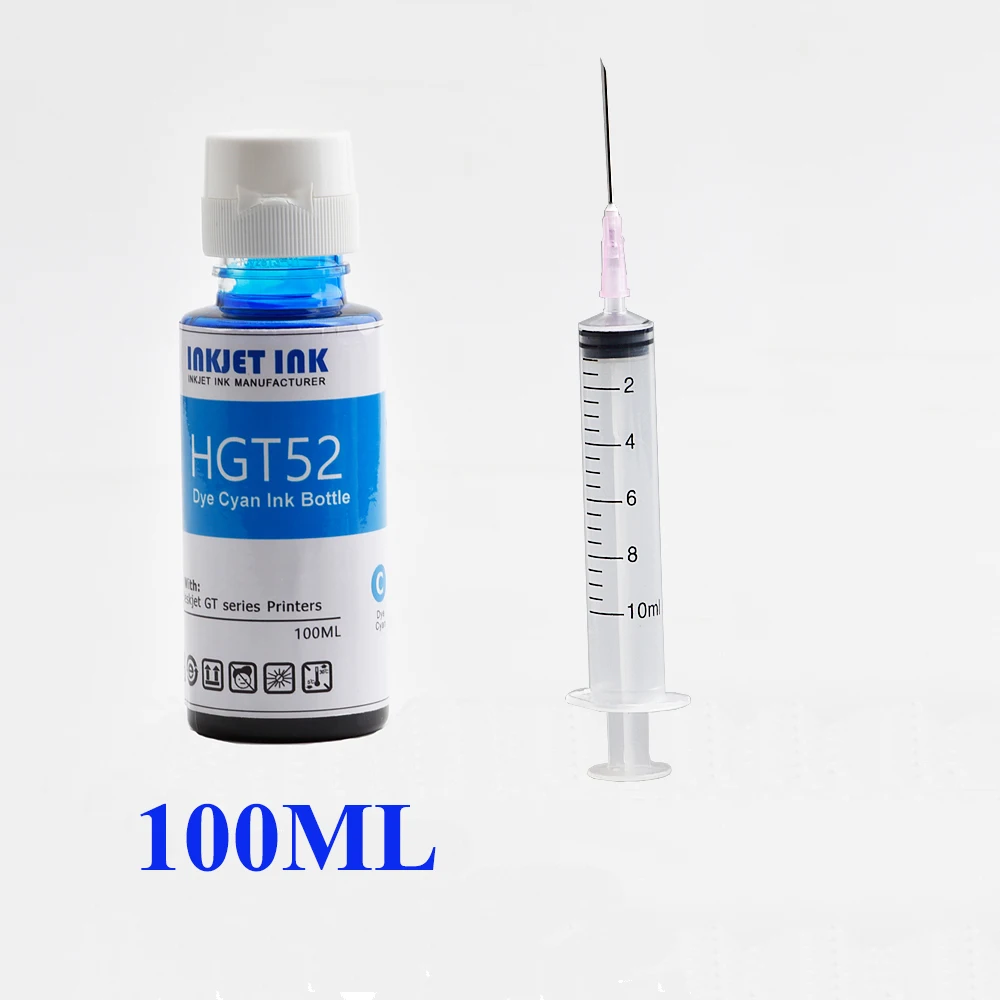 GT51 GT52 مجموعة الحبر الملء مع حقنة ل HP GT5822/5820/5810 خزان الحبر 115 315 311 310 411 412 415 416 410 النافثة للحبر طابعة الحبر