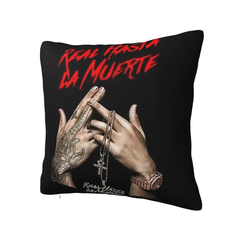 Custom A-Anuels AA Vintage Hasta Cushion Covers Sofa Decoration Real Hasta La Muerte Square Throw Pillow Cover