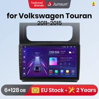 Junsun Wireless CarPlay Android Auto Car Radio For VW VOLKSWAGEN TOURAN 2011-2015 GPS Multimedia 2 din Systems Stereo