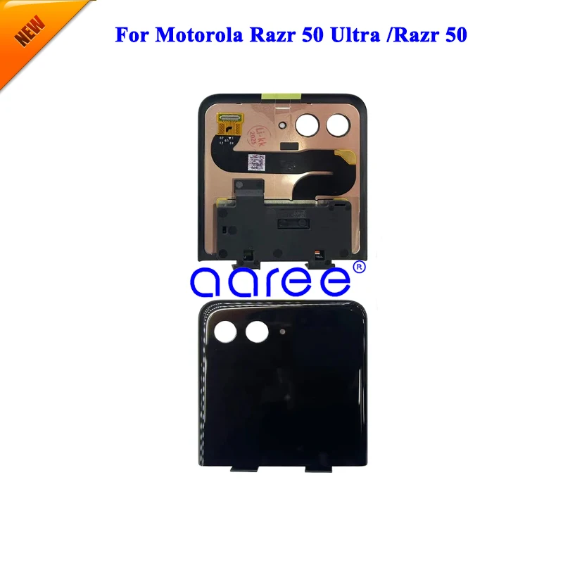 new-model-amoled-lcd-screen-for-moto-razr-50-razr-50-ultra-small-lcd-screen-touch-digitizer-assembly