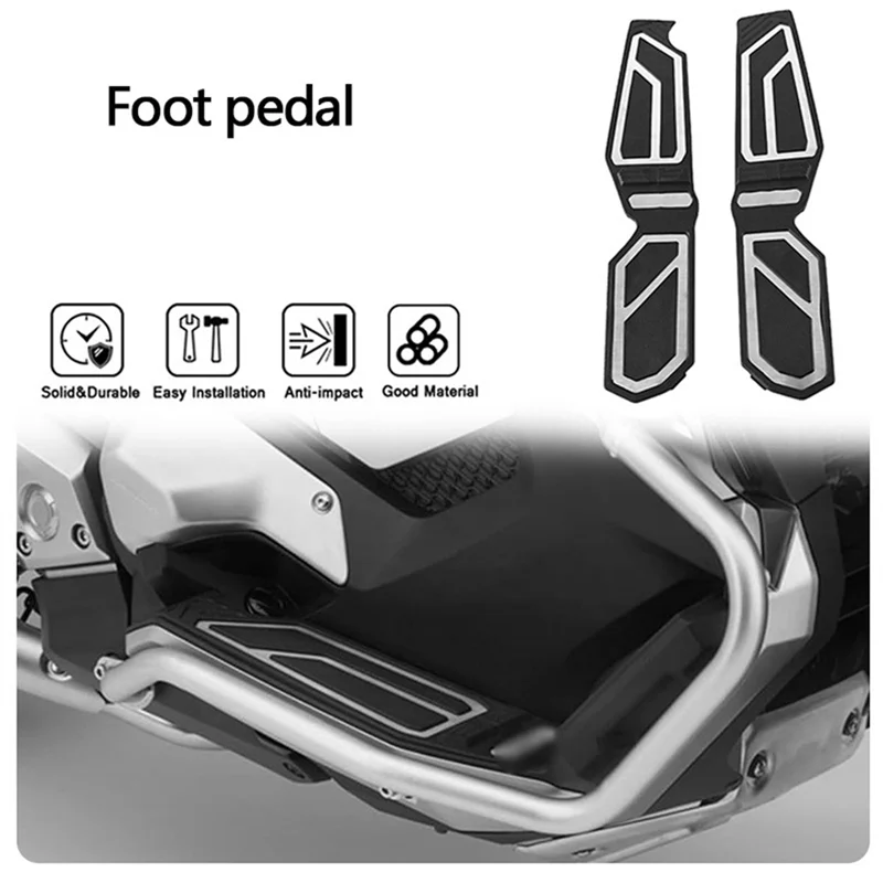 

AB96-Motorcycle Footboard Footrest Foot Rest Pads Pedal For Honda XADV750 X-ADV750 2017-2025