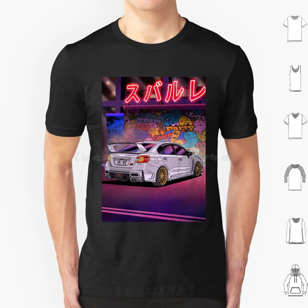 Subie Drift King Neon Night T Shirt Men Women Kids 6xl Car Cars Automobile Automotive Guyvit Impreza Wrx Sti Forester Subie