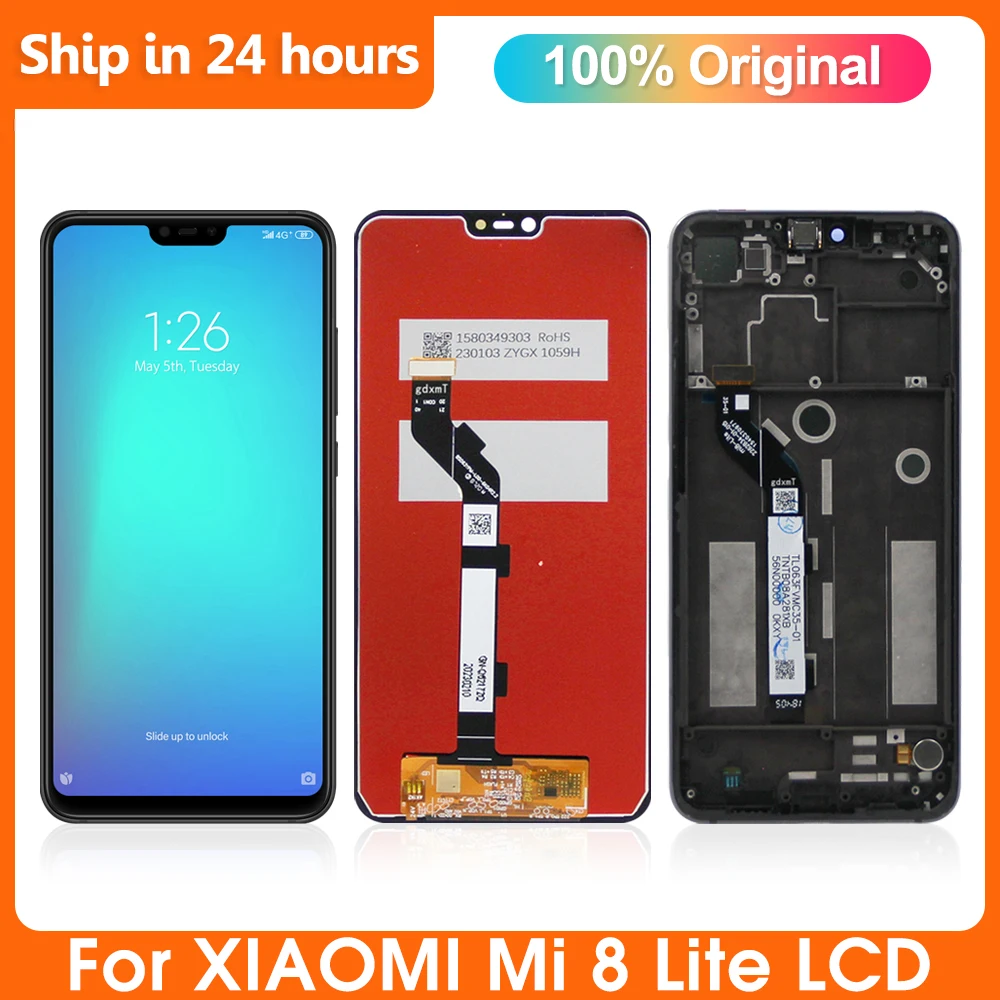 

6.26" For Xiaomi Mi 8 Lite LCD Display M1808D2TG Screen Digitizer Assembly Replacement 6.26" For Xiaomi Mi 8 Youth Mi 8X LCD