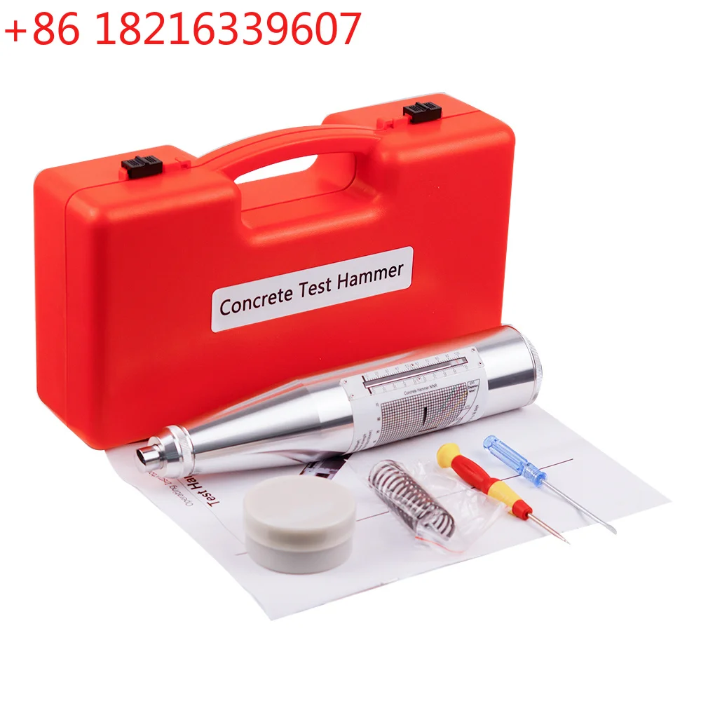 YAO ZC3-A Silver Rebound Hammer For Mortar Sclerometer Zc3 Concrete Test Hammer Sliver Schmidt Hardness Tester