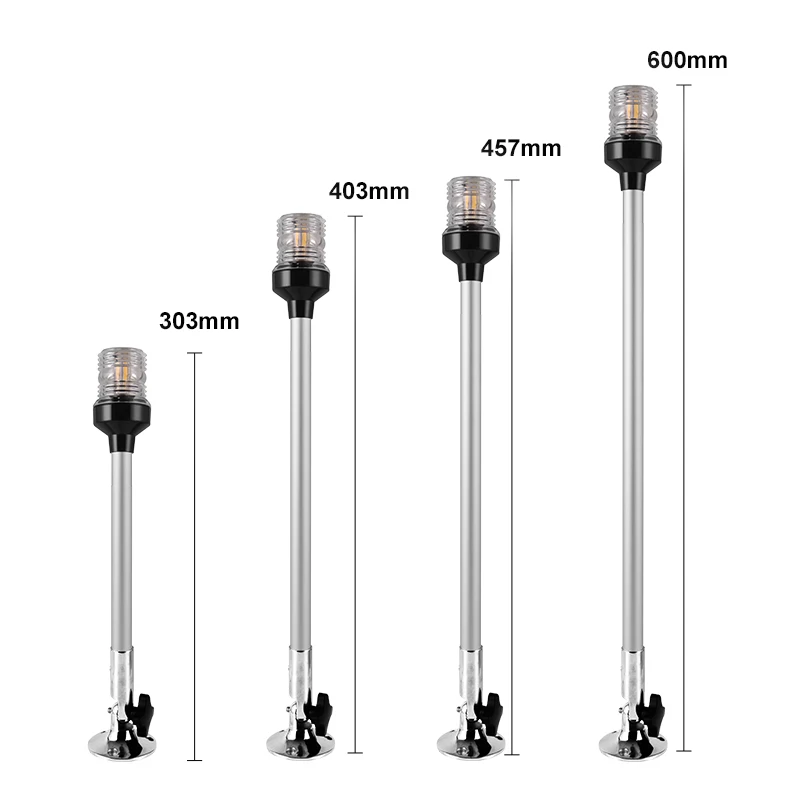 Anneau lumineux LED 12-24V pour la navigation marine, accessoires d'éclairage, côté gauche et droit, indication du signal, hublot