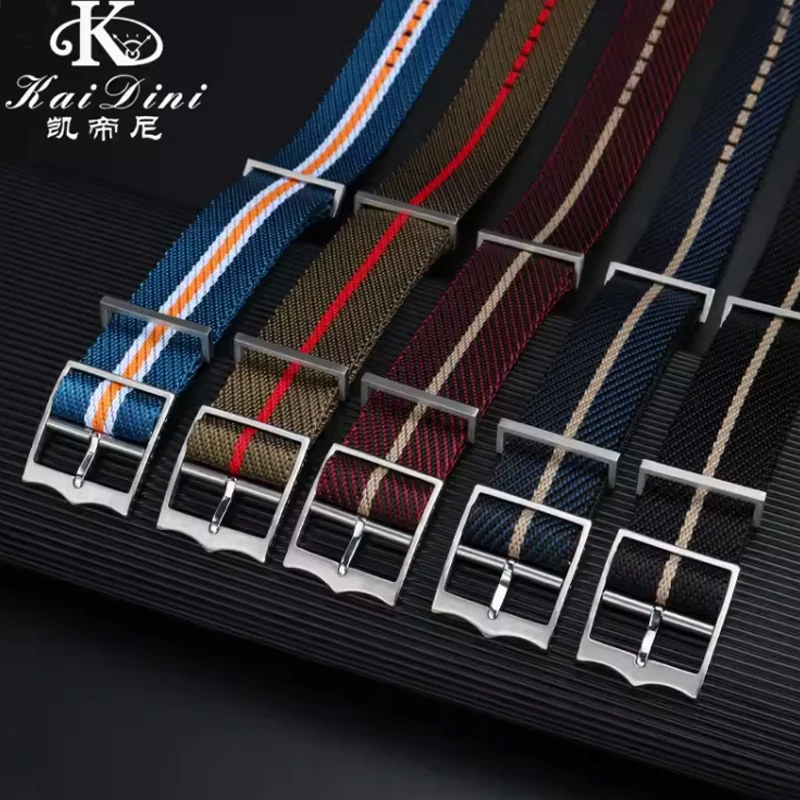 Woven strap suitable for Tudor Black Bay/Omega/Rolex /seiko/Nylon Strap 20mm 22mm Wristbands Watch Accessories