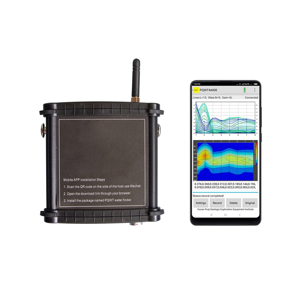 長距離地下水検出器,M100,掘削装置,100mの検出範囲が利用可能