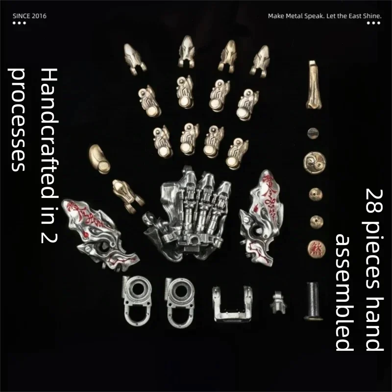 Punk-style robotic hand, a new original movable pendant small hanging decoration for stress relief desk ornaments.