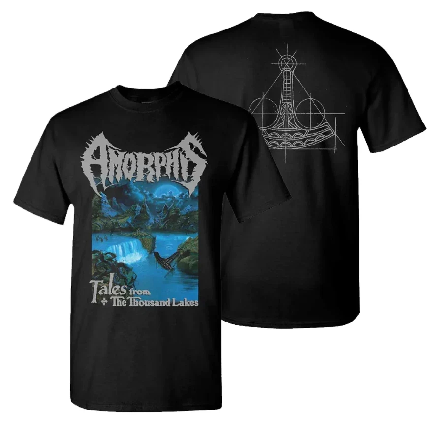 

Футболка Amorphis Tales From The Thousand Lakes, размер S-4XL, элитный роскошный топ для мужчин и женщин Y2k