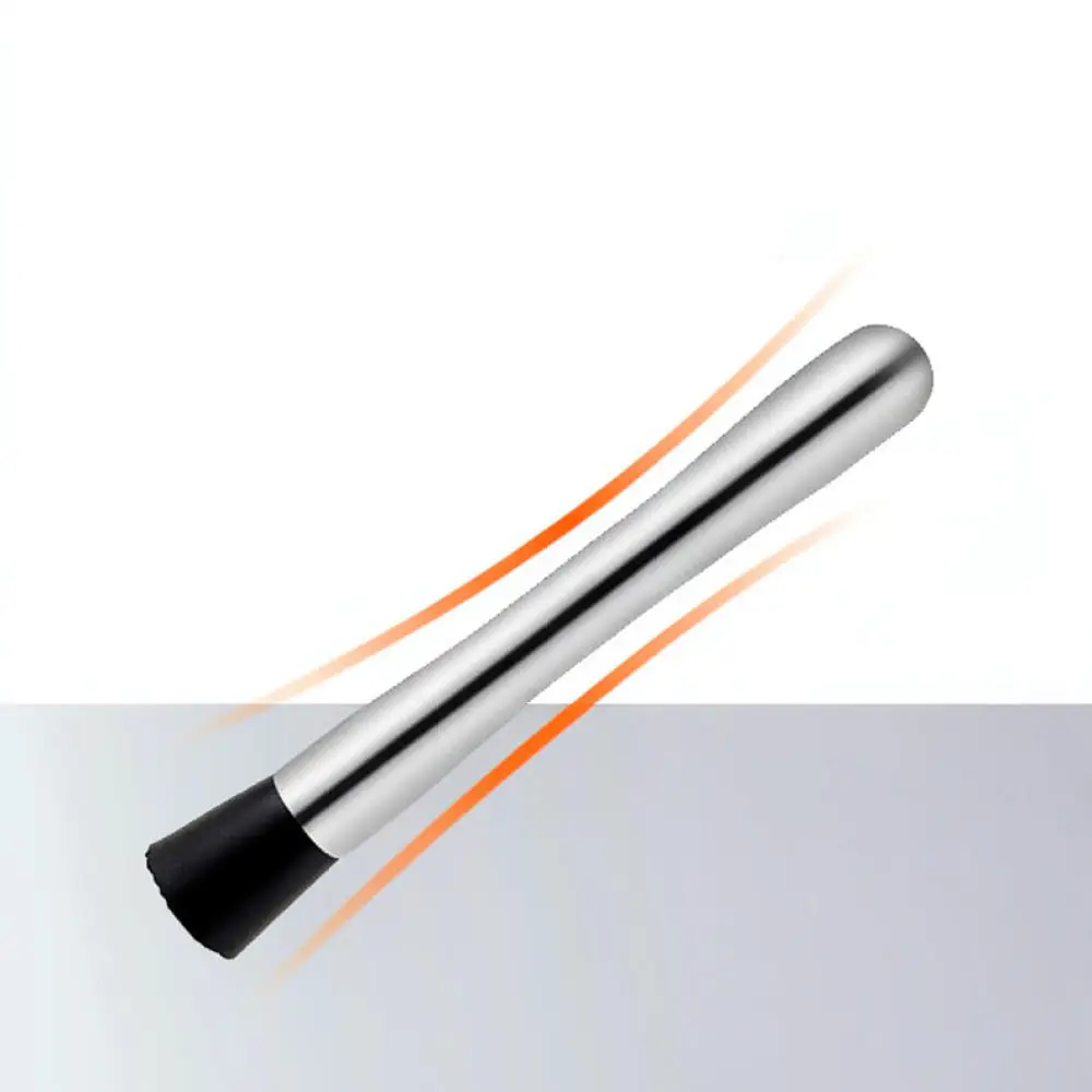 Stainless Steel Muddler Ice Crusher Drink Mixer Fruit Masher Bar Tool Kitchen Accessory For Refreshing Cold Beverage