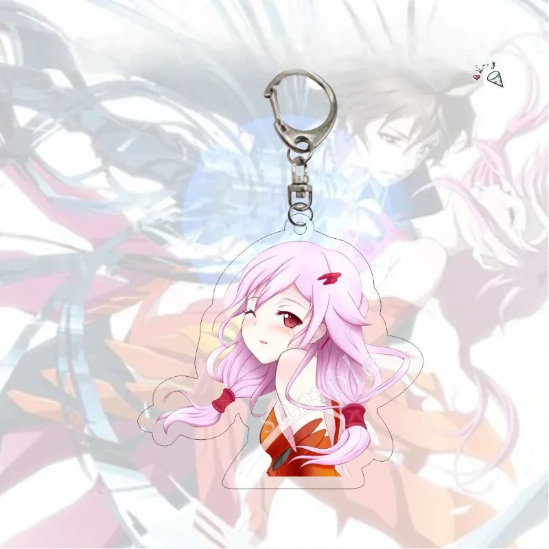 YUZURIHA INORI Popular Anime Peripheral Accessories Sandwich Double-sided Acrylic Pendant Keychain Anime Keychain Collection