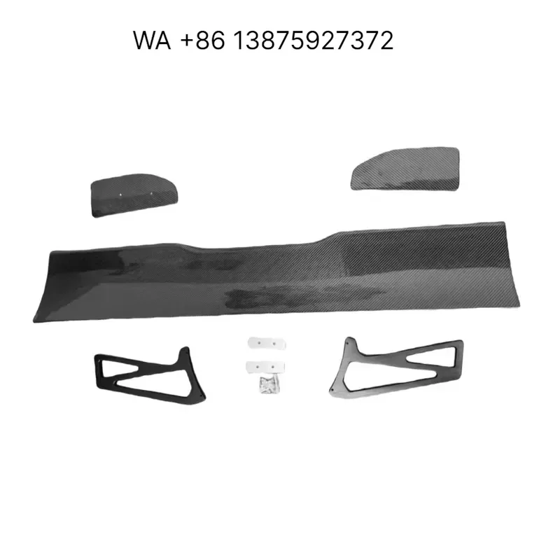 Wmwmnu for GTS Style GT Wing Real Carbon Fiber Spoiler Tailfin for Most Three Box Cars Factory Outlet Cheap and Fine