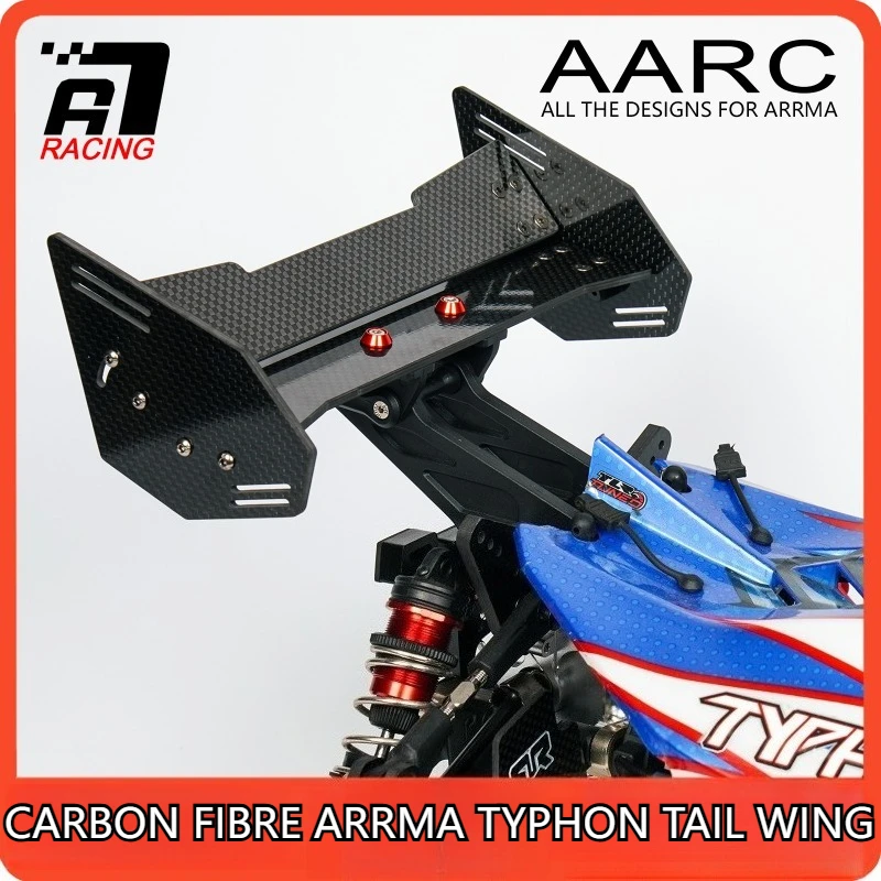 

Carbon Fiber Adjustable Rear/tail Wing for ARRMA Typhon 1/8 Scale Electric RC Buggy , Upgrade Parts for Racing & Off-Road