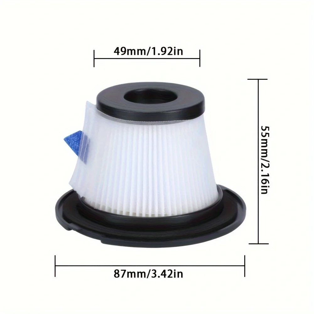 K17 Replacement Filter: Compatible w/ MOOSOO K17, ORFELD V20, NEQUARE A18 (18KPa), Not for Mossoo K17 pro (6 HEPA + 6 Screens)