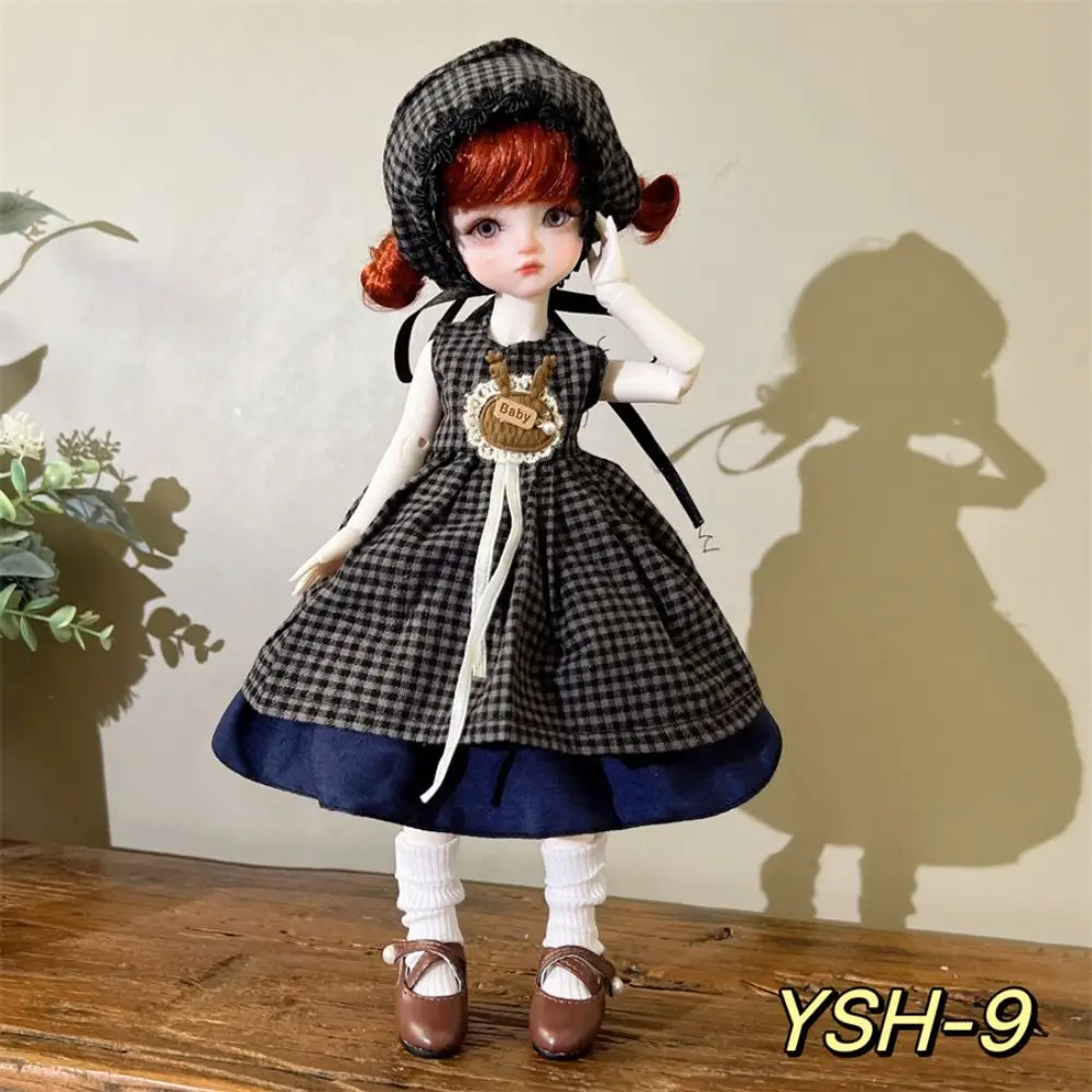 Conjunto bonito de bonecas BJD, acessórios casuais, prenda de férias, sem bonecas e sapatos, moda, 30cm, 1:6
