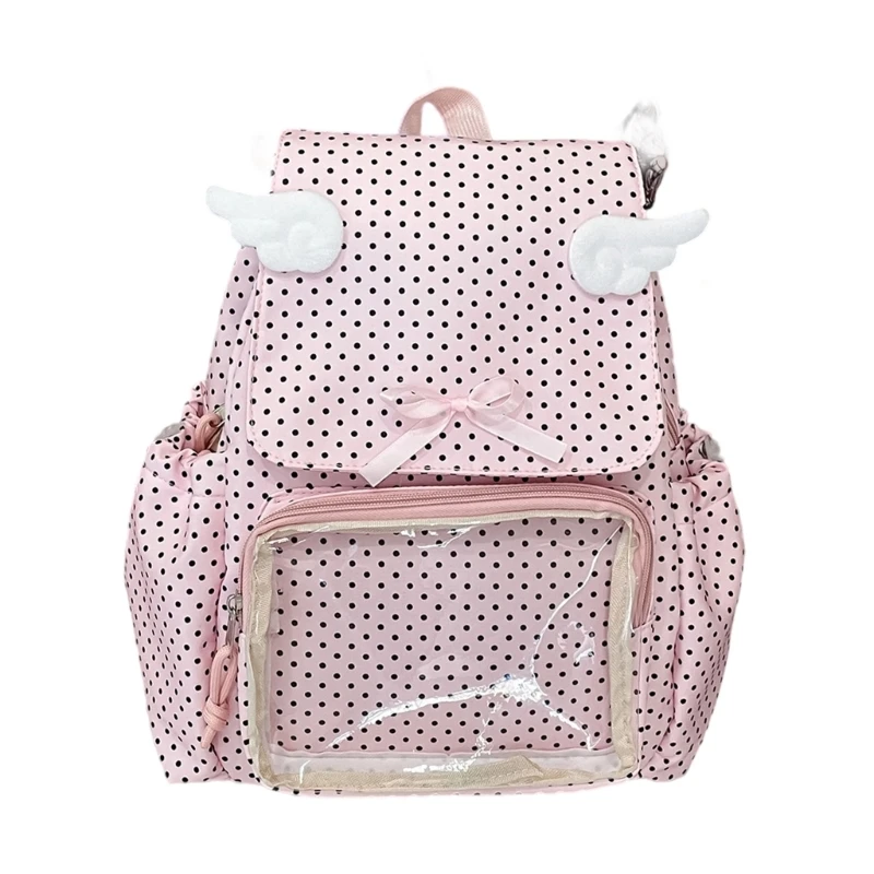 

G5AE Itabag Backpacks Pin Display Backpacks Anime Cosplay Clear Daypack Travel Bags