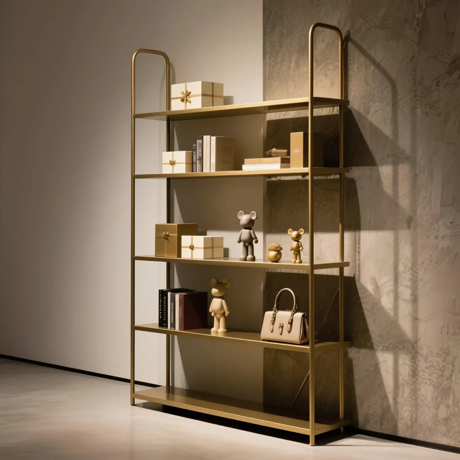 Light luxury product display racks, shopping mall store shelves, sample display racks, shoe store shoe cabinets