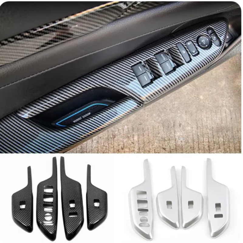 

X-T LHD RHD For Honda Civic 10Th Gen Sedan 2016-2018 Car Armrest Window Rise Lift Down Control Switch Door Lock Panel Cover Trim