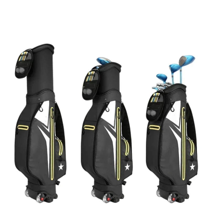 

Новая пышная сумка на тележке для гольфа для девочек и подростков, выдвижная водонепроницаемая нейлоновая ткань