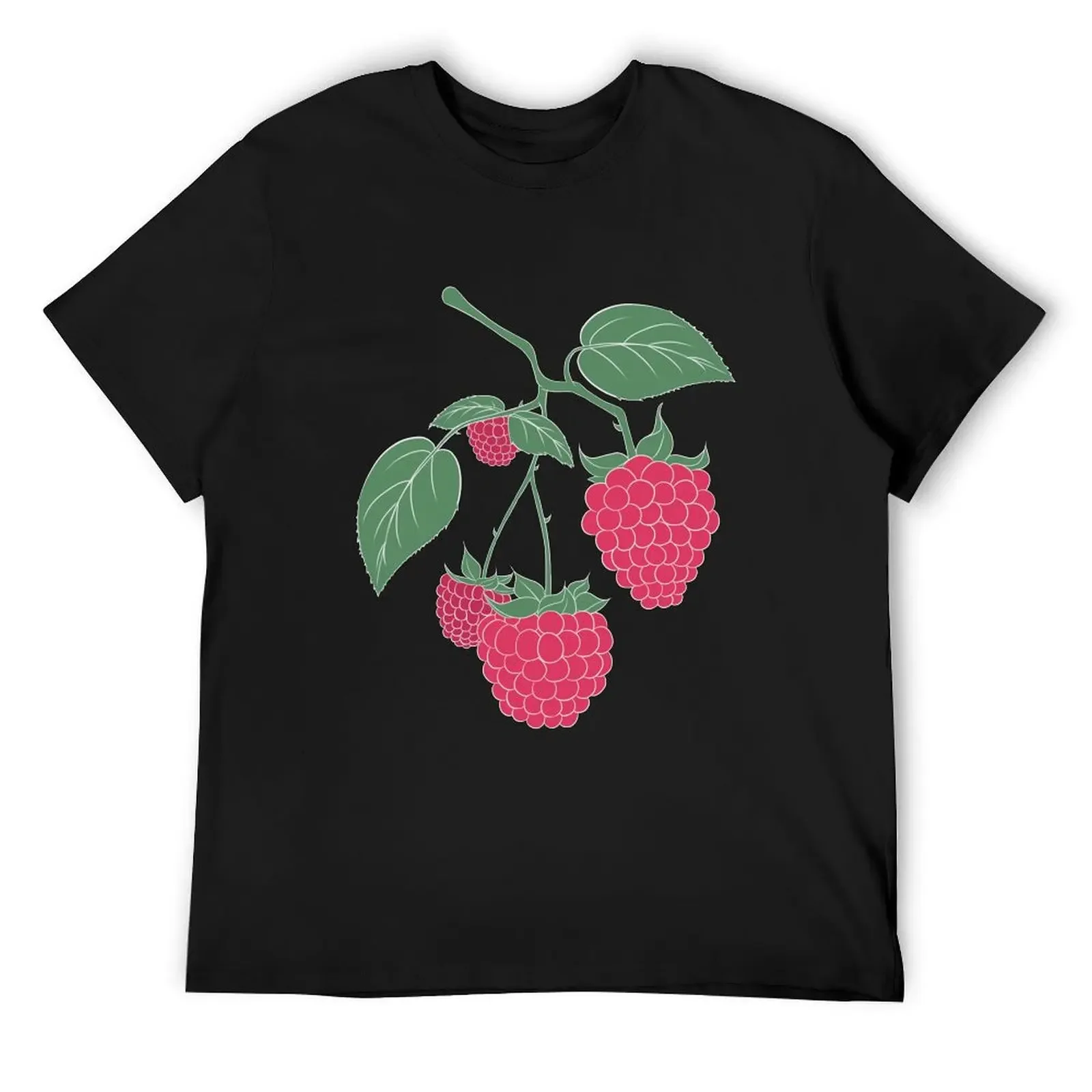 

Raspberries T-Shirt luxury clothing labubu funny meme t-shirts graphic tee shirt man clothes t shirt men 100℅ cotton