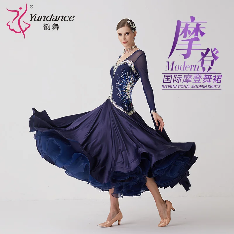 

B-21131 Custom New International Standard Ballroom Dance Dress High Quality Ballroom Dance Dresses for Sale