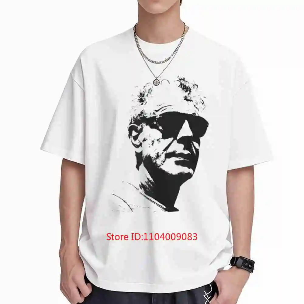 Anthony Bourdain Vintage Chef Portrait Appetite Danger Short Sleeve Tee 100% Cotton T-Shirt