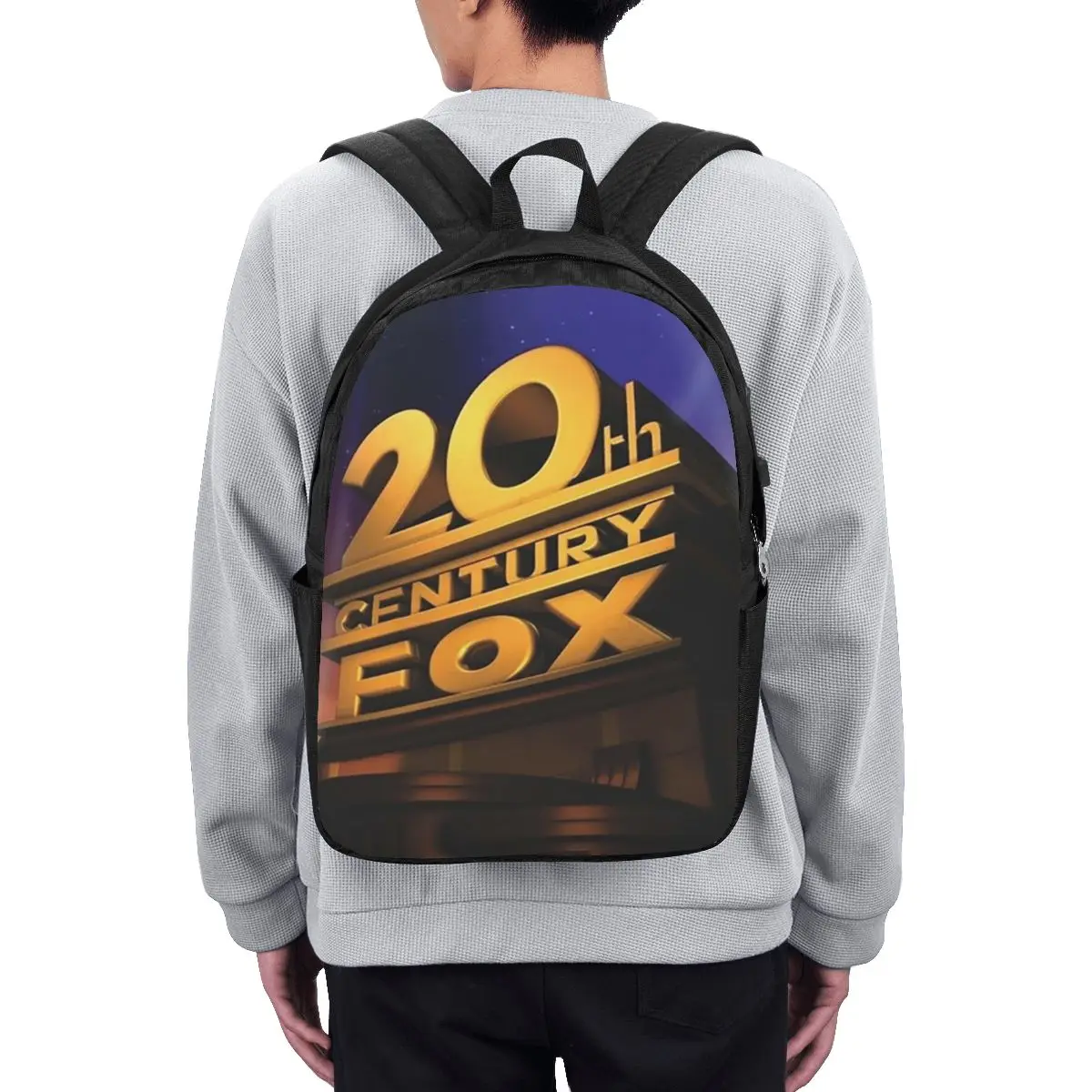 20th Century Fox Classic Backpack Travel Notebook Bag Computer College Student School Bag Laptop Shoulder Bags for Men Women
