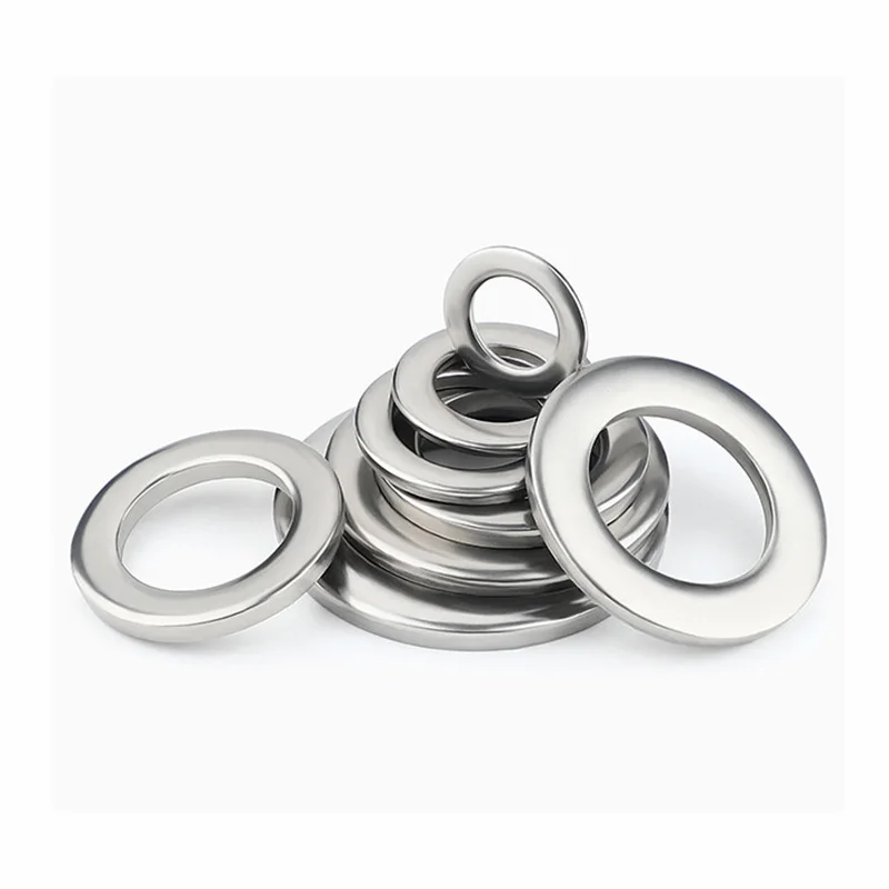 304 316 Stainless Steel Small Flat Washer M3 M4 M5 M6 M8 M10 M12 M14 M16 M18 M20-M36 OD 3.5mm-60mm Fastener Spacer Gasket GB848