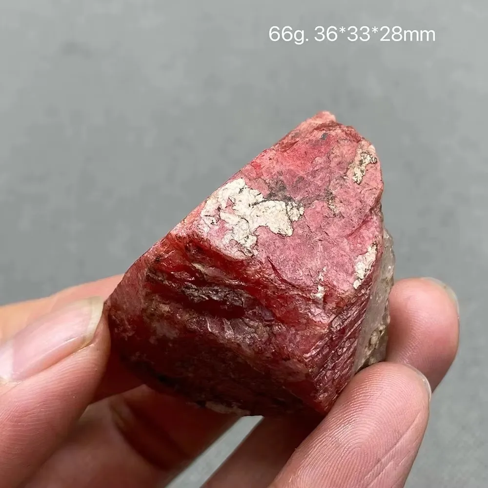 100% natural red rosestone symbiotic mineral specimen healing crystal gemstone collection