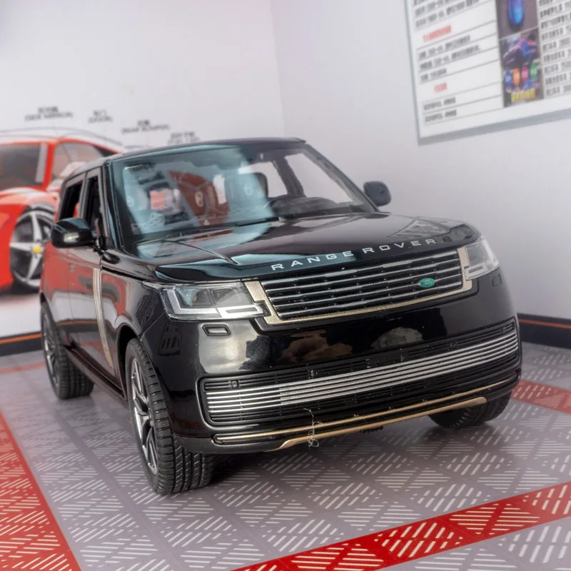 

1:24 Range Rover SV2022 off-road vehicle alloy car model ornament, doors and engine hood, trunk can be opened