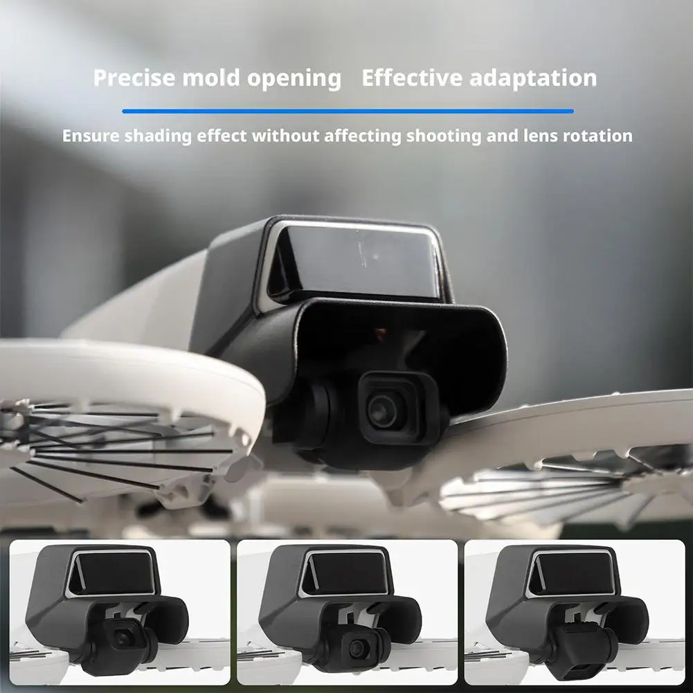 For DJI Flip Lens Hood Drone Camera Lens Hood Prevent Glare Light Quick Release Sun Shade Protector Drone Accessories