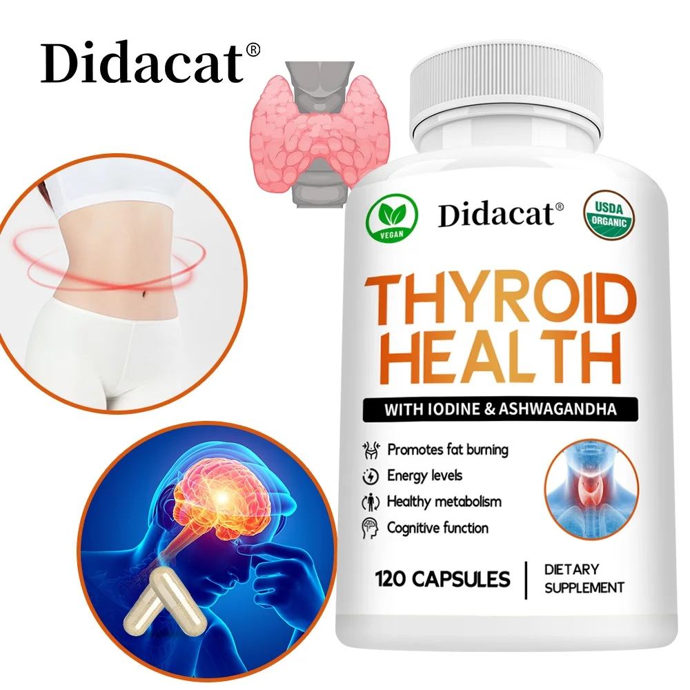 Iodine - Thyroid, Metabolic Support, Daily Vitality, Calorie Support, Appetite Control, Energy Metabolism Support