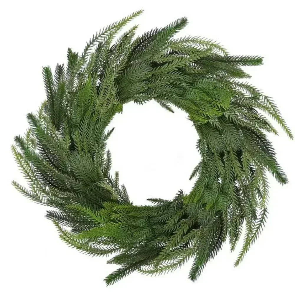 150cm Christmas Artificial Branches Fake Plants Pine Needles Wreath Vine Rattan For Xmas Tree Gifts Box Wedding Flowers Decor