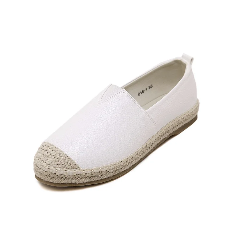 Women Shoes Flats Fisherman Sneakers Ladies Casual Loafers Woman Low-cut Slip-on Plus Size Rome Retro Style High Quality New