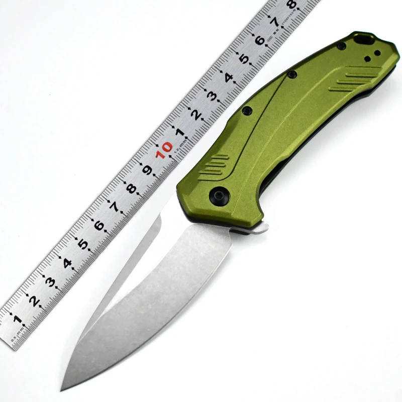 KS 1776 High-end Folding Knife 8CR14l Blade Aluminum Handle Outdoor Survival Camping EDC Tools Hunting Pocket Fruit Knives New