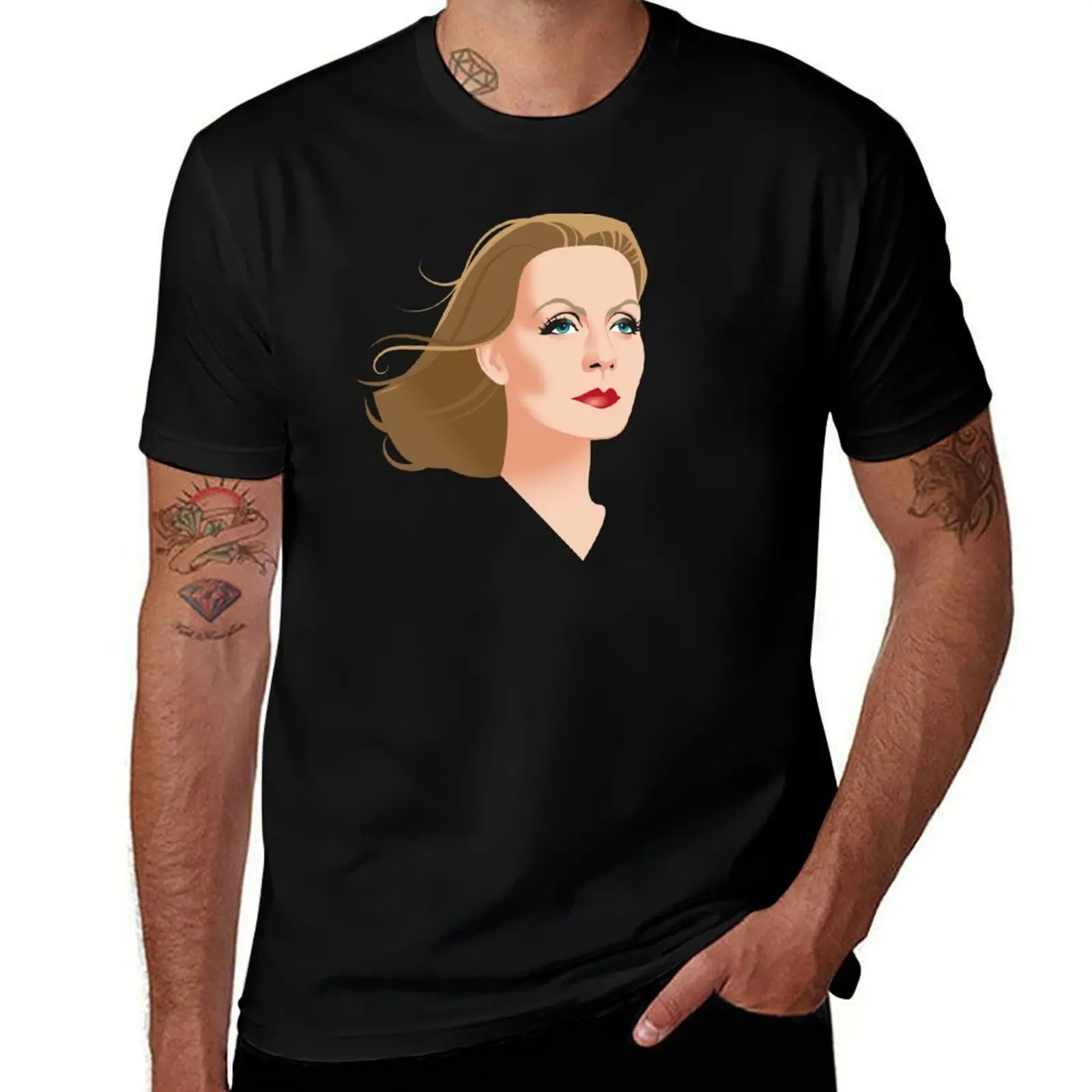 

Queen Garbo T-Shirt Big Size Loose Fit Tee Shirt