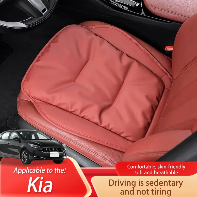 Funda de asiento de coche de cuero, Protector de asiento delantero para las cuatro estaciones, cojín, fundas protectoras para silla de coche para Kia K3