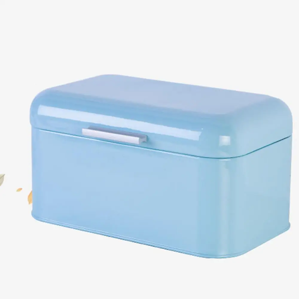 Home Office Metal Storage Box Bread Shape Large Capacity Container Organizer Storage Boxes & Bins Home Storage