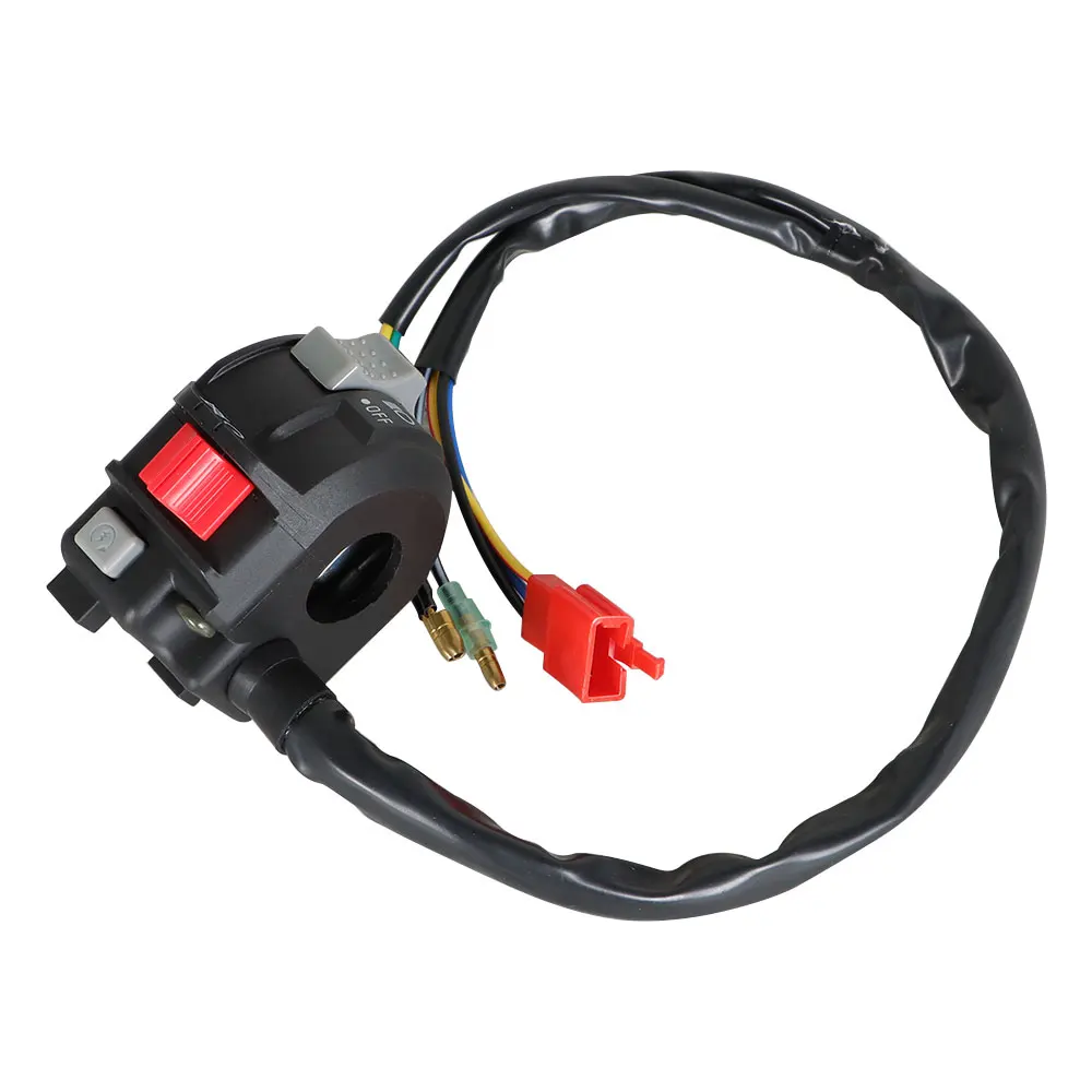 Faro anteriore con interruttore di arresto per manubrio sinistro per Yamaha Blaster 200 YFS200 1988-2001