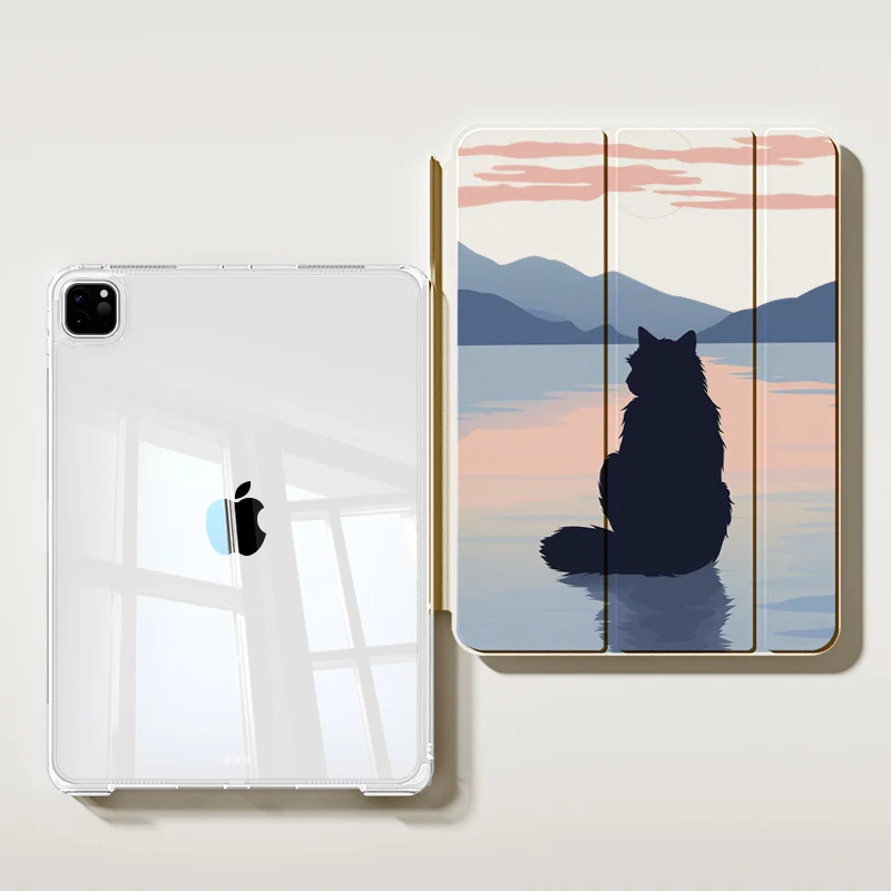 

for iPad A16 2025 Air 7 13 M3 Case for iPad 10th 10.9 2024 Pro 11 13 Case for Air 4 5 Funda Cute Patterns Flower design Case