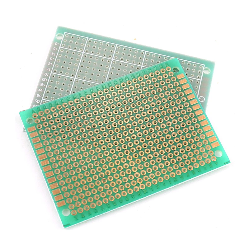 5 buah 5*7CM DIY PCB Universal papan sirkuit uji hijau papan minyak Breadboard Bakelite piring serat kaca 5x7CM ketebalan 1.6mm