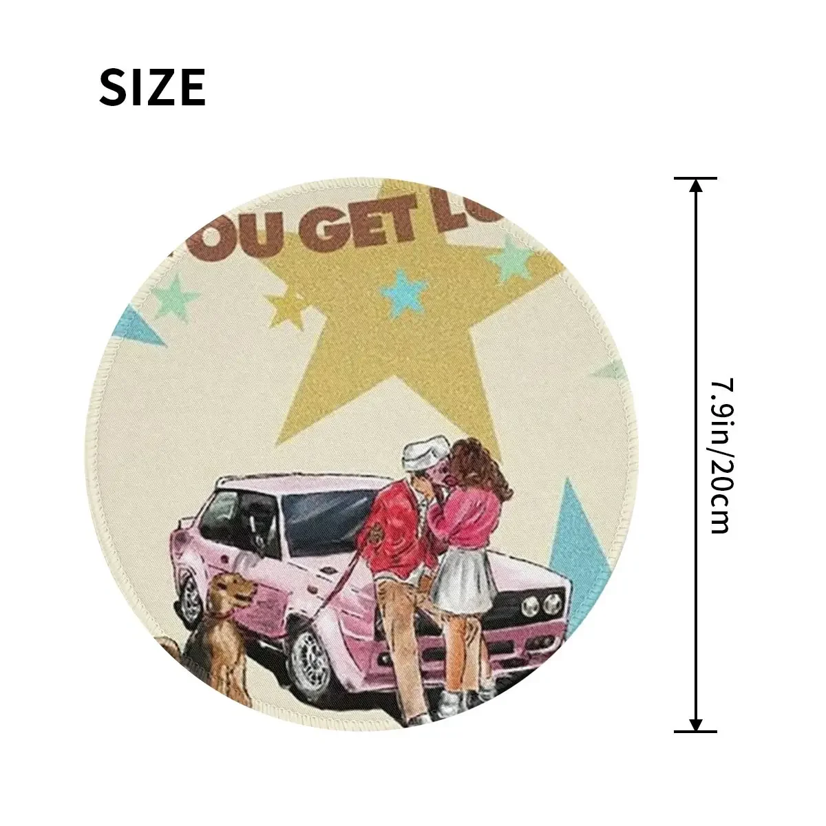 Tyler Creators Round Mouse Pad Computer Keyboard Mouse Mat Gaming Laptop Desk Mat Office Accessories Table Mats