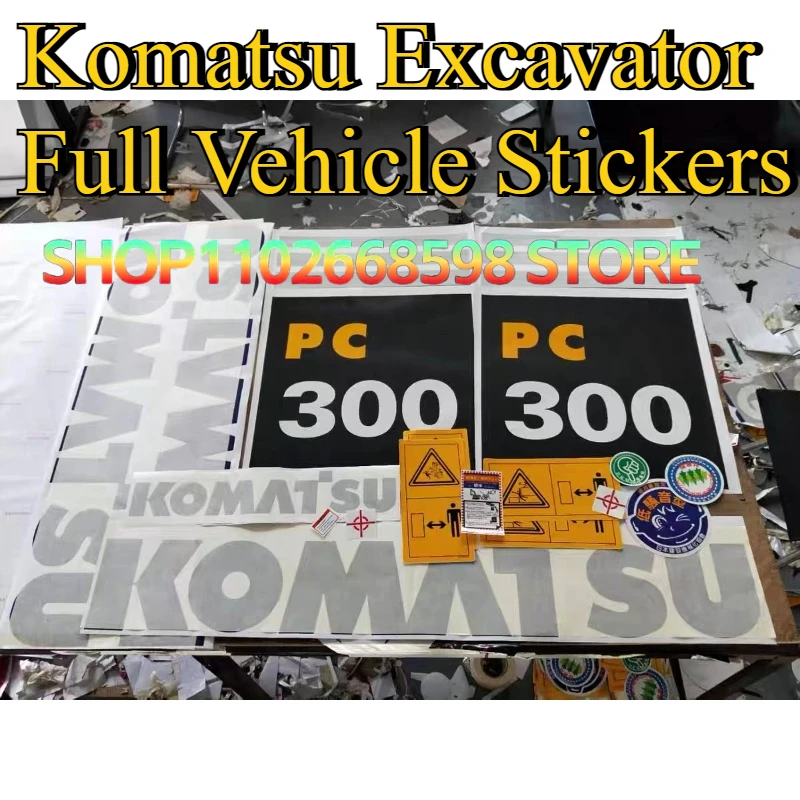 Excavator Parts for Komatsu PC200/210/220/240-8MO Car Sticker Logo Copybook Digger