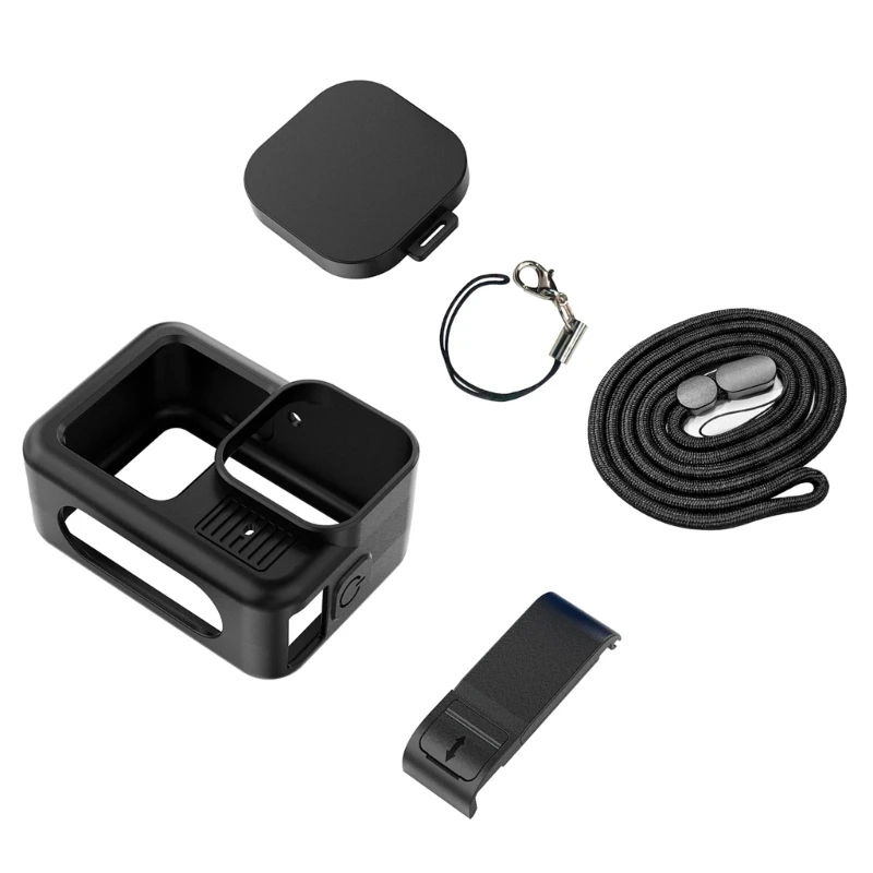 Funda silicona con protección completa R91A para funda cámara con cordón