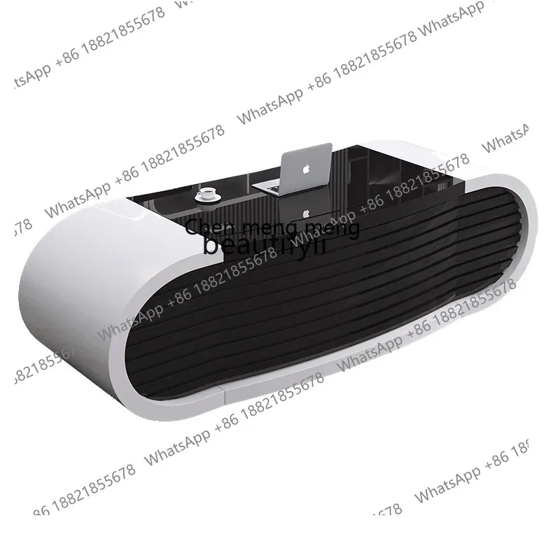 

S7486 ss White paint creative president's desk simple modern desk fashion executive manager desk