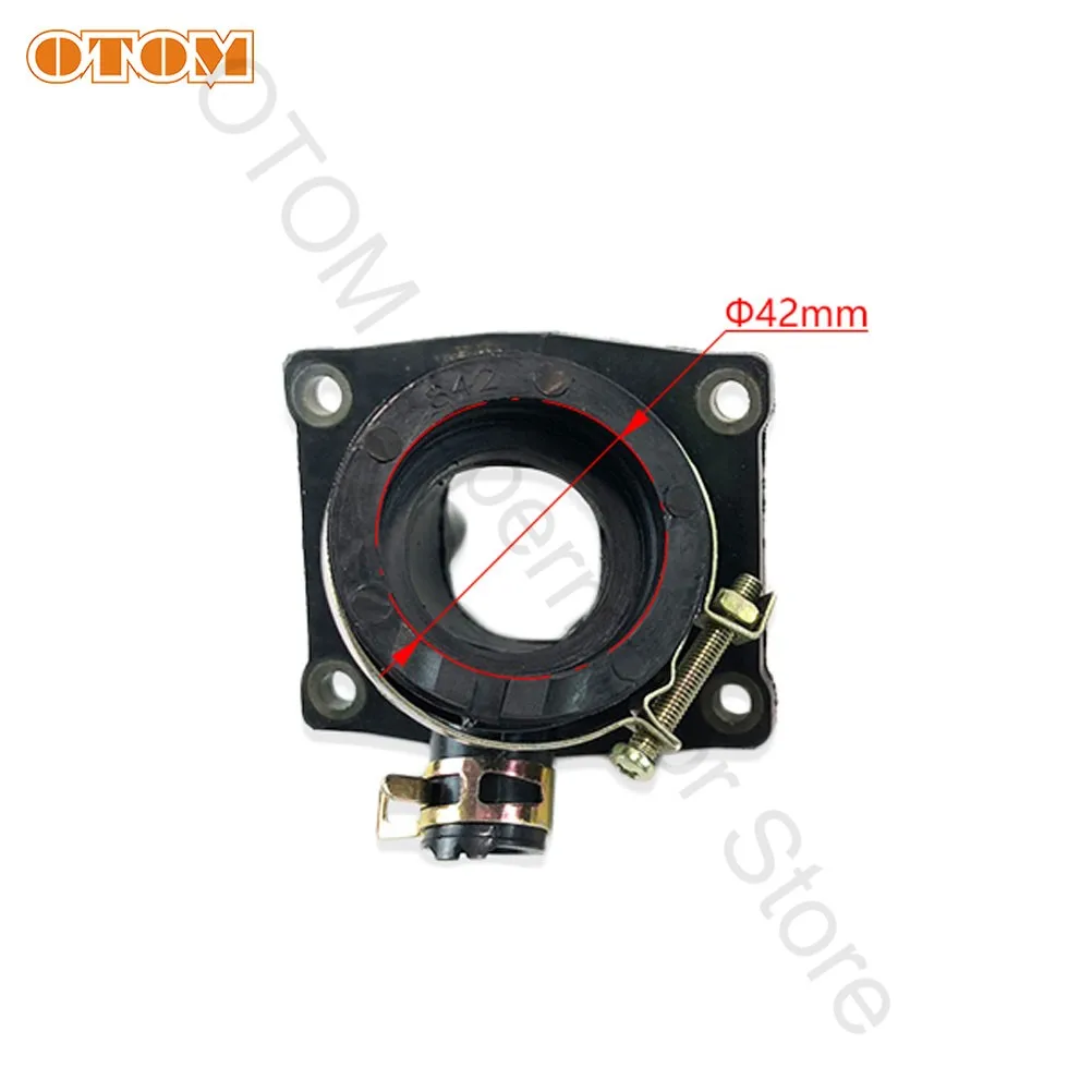 DT230 MT250 TSE250 Motorcycle Carburetor Intake Manifold Interface 42mm Hose For YAMAHA LONCIN GPX HENGJIAN HJ250H KEWS KAYO GR